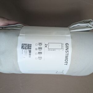 IKEA GINSTMOTT Cream Curtains